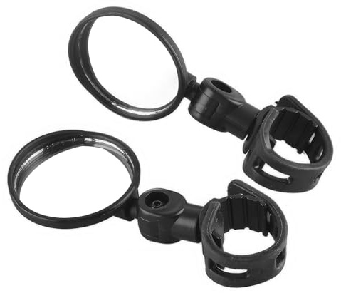 RTRTGS 2 PCS Rétroviseur vélo,Retroviseur Velo Guidon,Miroirs De Vélo,Retroviseur Trotinette Electrique,Rétroviseur de Vélo Miroir Convexe 360° Réglable,Vélo Vue Arrière Miroirs Réglable Rotatif