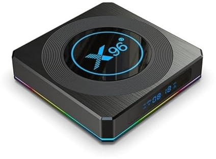 High-Tech Place X96 X4 8K Smart TV Box Android 11,0 Media Player avec télécommande, AMLogic S905x4 Arm Core Cortex A55, RAM: 4GB, ROM: 32 Go, Bluetooth, Bluetooth, Fiche UE