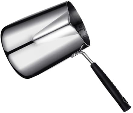 BEBEMOKO Cacerola De Acero Inoxidable Mini Freidora De Leche Olla Profunda De Cocina Para Cocinas De Inducción y Uso Diario