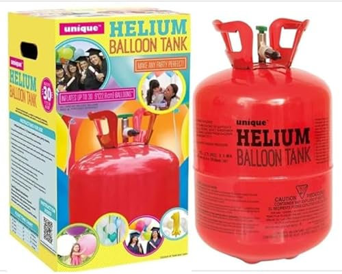Balloon Helium Gas Disposable Cylinder Canister Birthday Party Fills upto 30 Balloons