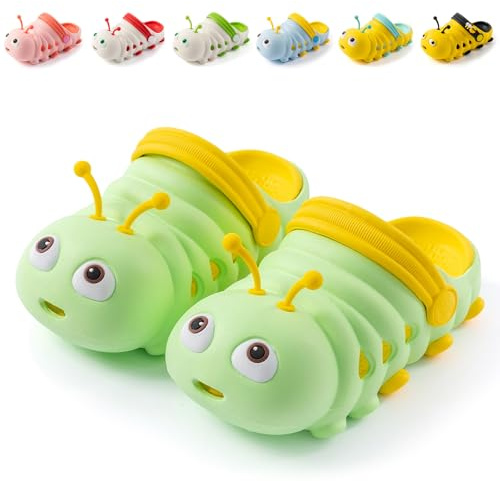 Sabot Enfant Garçon Mignon Mules Clogs Chaussure de Jardin Fille Antidérapant Sandale Vert 24-25 EU Taille de l'étiquette 160