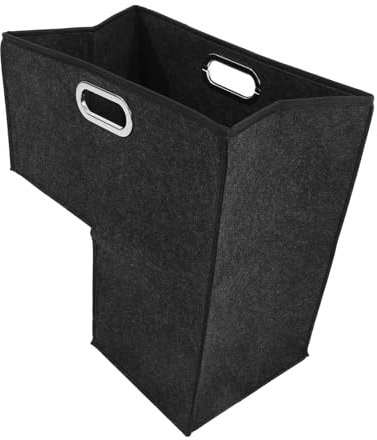 IMIKEYA Cestino Portaoggetti Scale in Feltro Resistente e Pieghevole Contenitore Multiuso Per Giocattoli Abiti e Raccoglitori Con Ergonomico e Design Stabile Per Organizzare La Casa Scale