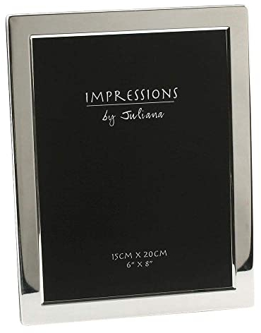 Silverplated Photo Frame Flat Edge 6x8 (362068S)