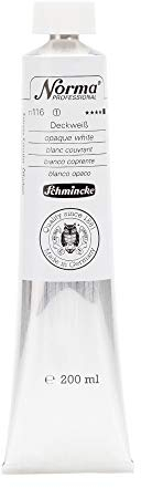 Schmincke – Norma® Professional - feinste Künstler-Ölfarben, Deckweiß - 35 ml