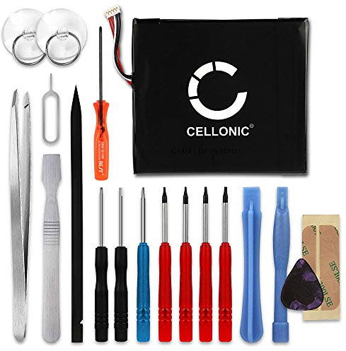 CELLONIC, Akku für Spielekonsole kompatibel mit Nintendo Switch, HAC-001, HAC-003 (3.7V, 3600mAh) + Werkzeug-Set