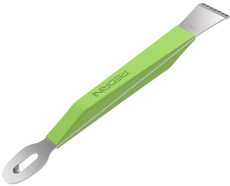Pedrini Zester per agrumi, 2 in 1 doppia funzione