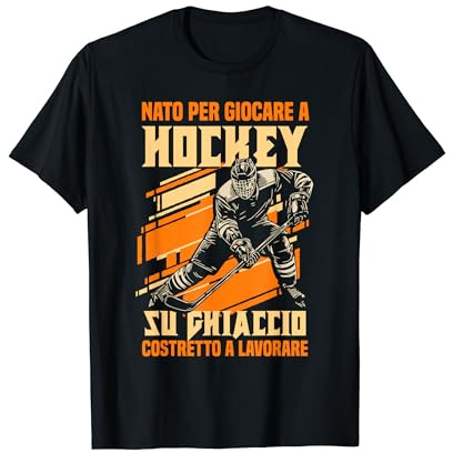 Divertente Hockey Su Ghiaccio Maglietta