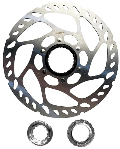 Clarks Cycle Systems C-CL Centre Lock Disc Brake Rotor, Silver, 180mm
