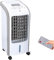 JUNG Mobile Klimaanlage ohne Abluftschlauch, 80W 4L 3in1 Klimagerät, Luftkühler, Ventilator, Wasserkühlunng, Luftbefeuchter mit Fernbedienung, leise & energieeffizient 40dB, 270m³/h