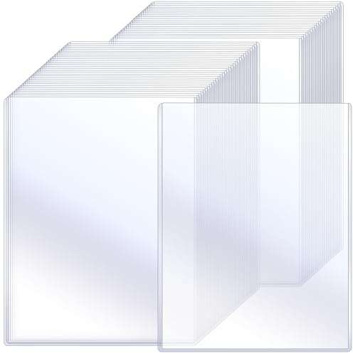 Sherr 50 Pcs Rigid Poster Protectors 24 x 36 Inch, Clear PVC Sleeves