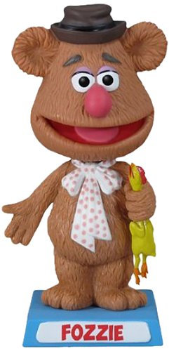 Funko - Wacky Wobblers, The Muppets: Fozzie Bear cabezón, Figura de 18 cm (FUNWWBT2628)