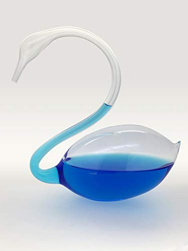 Glassic Gifts® Swan Shaped Glass Barometer