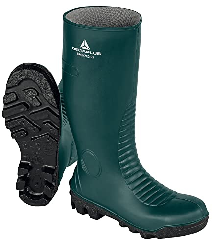 Delta Plus BRON2S5VE38 Bronze2 S5 SRA Bottes de sécurité - Antidérapantes - Couleur : Vert-Noir - Taille : 38