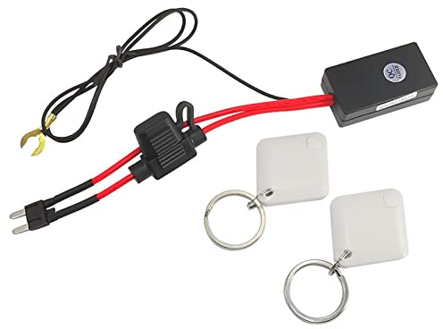 IZAKOV Alarma del Sistema de Seguridad del Coche | Inmovilizador de Coche con función de detección automática | Sistema de Seguridad inalámbrico del inmovilizador con Corte Anti del Circuito