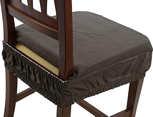 EGIDIOSRL Set 6 Cuscini + Omaggio EGIDIO (Strofinaccio Digitale NAPOLI PIERRE CARDIN O POUF CONTENITORE DIGITALE) Coprisedia Sfoderabile Imbottiti Con Molla (Misura 40x40 cm) (Grigio Scuro)