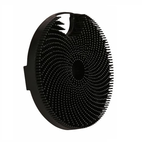 Silicone Body Scrubber, Gentle Exfoliating Body Scrubber for the Shower, Silicone Loofah with Easy-Lathering Bristles, Durable and More Hygienic Than Traditional