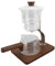 Set da tè in Vetro Set Teiera in Vetro Automatica, Set Teiera in Vetro da 350 Ml Rotazione Semiautomatica del Gocciolamento, Teiera in Vetro Magnetica, Teiera Automatica a