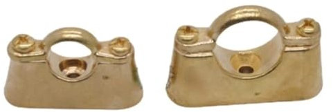 15 mm 22 mm 28 mm OD Rör Mässing Rörklämma Fäste Stödhängare Fast VVS Vatten med bas(Fit 15mm Pipe OD)