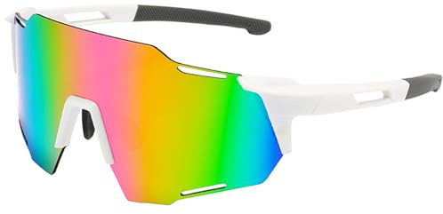MUSELK Polarized Sports Sunglasses,Lightweight Sun Glasses with UV Protection for Driving Fishing Cycling Golf