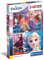 Clementoni 21609 Supercolor Frozen 2 – Puzzle 2 x 60 Teile ab 4 Jahren, buntes Kinderpuzzle mit besonderer Leuchtkraft & Farbintensität, Geschicklichkeitsspiel für Kinder