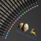 Baozun Metallic Stifte, 20 Farben Glitzerstifte Metallic Marker Pens Acrylstifte für Scrapbook Album, Gästebuch Hochzeit/Geburtstag, Fotoalbum Schwarze Seiten, Bastelsachen (20 Farben)