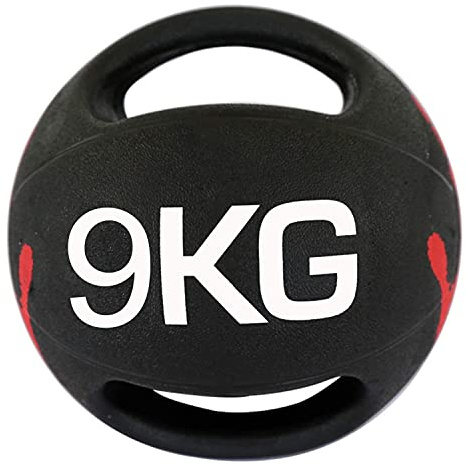 Medicine Ball Double Handle Fitness Medicine Rubber Ball, Core Strength Training Aerobics 4kg/5kg/6kg/7kg/8kg/9kg/10kg (9)