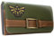 Zelda Tears of The Kingdom Link Tunic Hero of Time Purse Tri-Fold Coin Pocket & Card Holder, Green