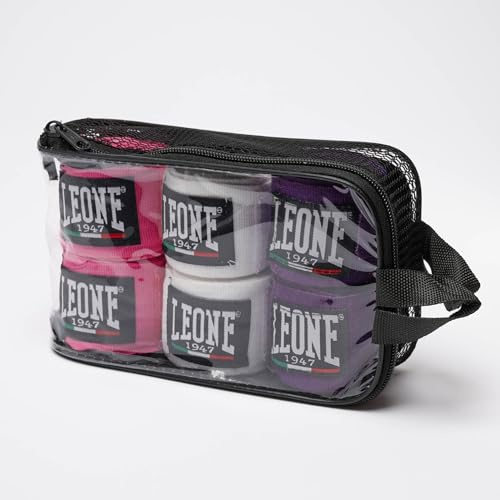 Leone 1947 AB705P.127.250 Bandes Unisex-Adult, Rose/Blanc/Violet, 250 cm