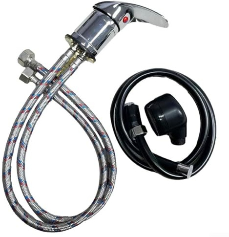 Grifo de peluquería con características de agua caliente/fría, adecuado para diversas necesidades de lavado (B)