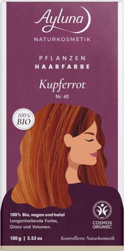 Pflanzenhaarfarbe Kupferrot 6 x 100 g