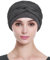 Alnorm Chemo Mützen für Frauen Kopftuch Dressy Krebs Bandana Dunkles Hanf-Grau