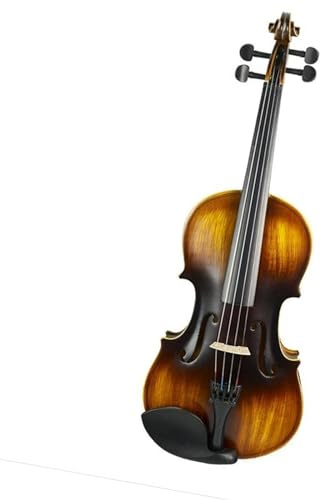 Professionisti Violino Set Completo Per Violino Acustico Speciale 4/4 Con Finitura Opaca, Custodia Per Violino E Arco