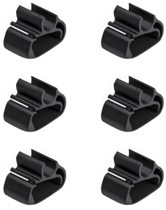 Set di 6 Clip di Serraggio per Peugeot 3008, 5008 & Citroën C5, DS7 - Fascette di Fissaggio Robuste per Bracci Tergicristallo Anteriori - Accessorio Spazzola Tubi Lavavetri Manutenzione