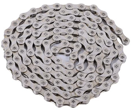 Cykelkedja, Multifunktions Höggradigt Stål 27-växlad Laddningsbar Kedja för Ersättningsdelar för Mountainbikescyklar (27 hastigheter)