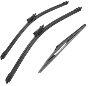 Coche Limpiaparabrisas Para C-HR CHR 2016 2017 2018 2019 2020 26 + 16 + 14 3 Uds Limpiaparabrisas Trasero Delantero Parabrisas Accesorios De Ventana