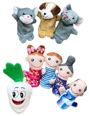 Marionnettes À Doigts Pour Préscolaires De Rôle Et Imagination