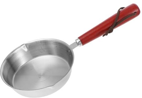 Healifty Sartén Para Huevos Pequeña 12 Cm Acero Inoxidable 304 Antiadherente Para Calentar Aceite Utensilios De Cocina Práctica