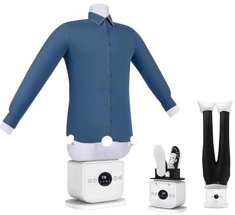 LMYYDES Rafraîchisseur et défroisseur Vapeur pour vêtements, Fer à Repasser Automatique et sèche-Linge à air Chaud, défroisseur Mains Libres Portable pour l'entretien des vêtements et des Chaussures