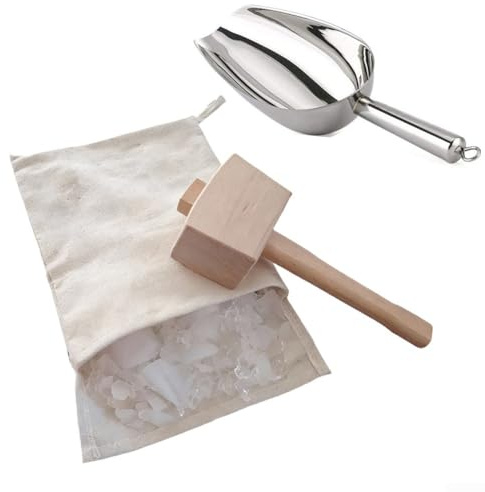 Mazo de madera para proyectos de carpintería y carpintería, martillo de bricolaje para cinceles y carpintería con diseño de mango ergonómico (3 piezas)