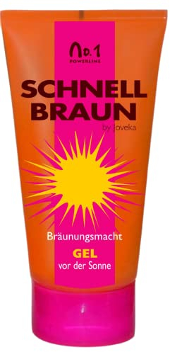 Joveka Schnellbraun Gel, Bräunungsintensivierer, 150 ml, 1-er Pack