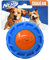 Nerf Dog Exo-Quietschball aus TPR, 7,6 cm, Blau/Orange
