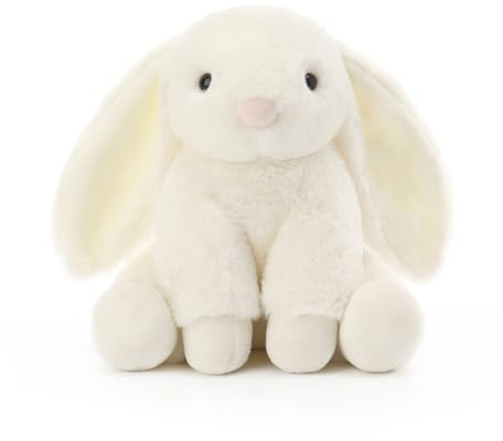 Apricot Lamb Soft Toys Plush Cream Bunny Rabbit Stuffed Animal with Fluffy Soft Ears (Cream Bunny, 8 Inches)