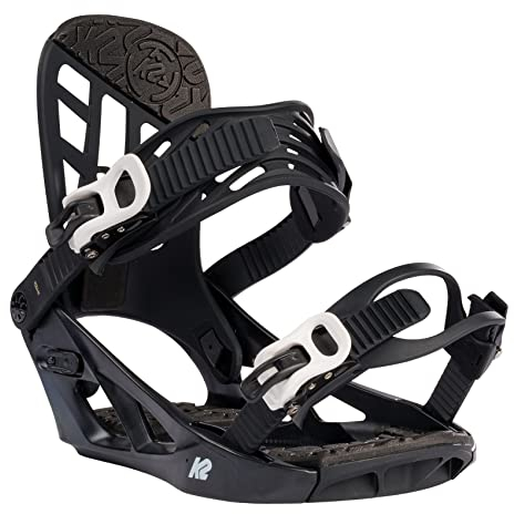K2 Snowboarding Unisex Jugend Snowboard-Bindung You+H— Black — 11G1018