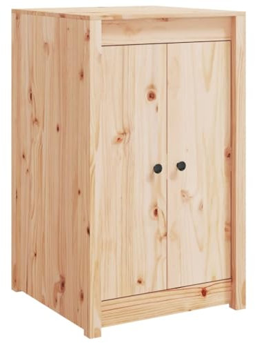 vidaXL Outdoor Küchenschrank, Gartenschrank mit viel Stauraum, Küchenzeile Unterschrank mit modularem Design, Außenküche Schrank Terrassenschrank, Massivholz Kiefer