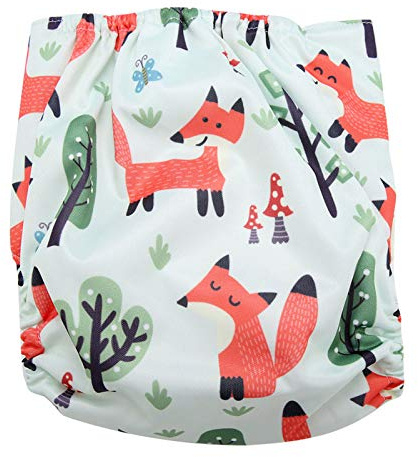 Haofy Pannolino da Nuoto Riutilizzabile per Bambini, Copertura Morbida Impermeabile per Bambini da 1 a 3 Anni, Costume da Bagno Regolabile con Zona Legging Comoda, Ideale per Spiaggia e Piscina