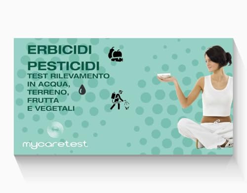 MyCare 2 Test Rilevamento tracce di Erbicidi e Pesticidi in Acqua, Terreno, Frutta e Vegetali