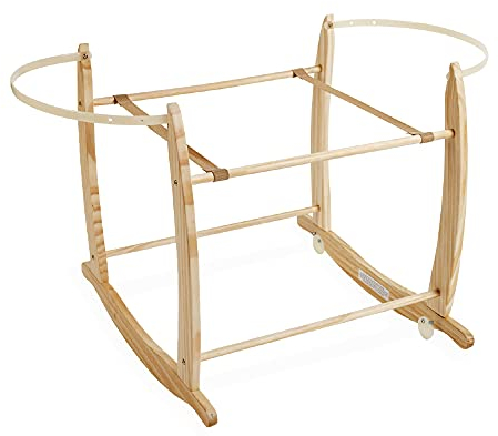 Clair de Lune Deluxe Rocking Moses Basket Stand