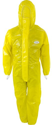 Asatex CC300 L CoverChem Combinaison de Protection Chimique, Jaune, Taille L