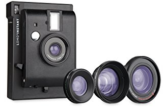 Lomography Lomo' Instant Nero + 3 Lenti- Fotocamera istantanea