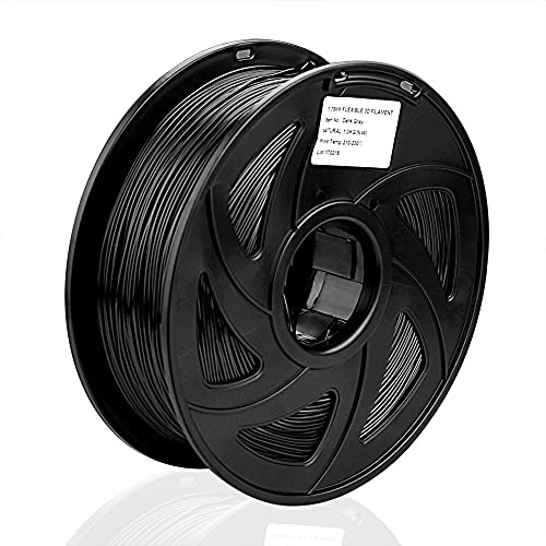 S SIENOC TPU Filament 1.75mm 3D Drucker TPU Filament Flexible 1KG 3D Drucker Filament Schwarz (TPU Schwarz)